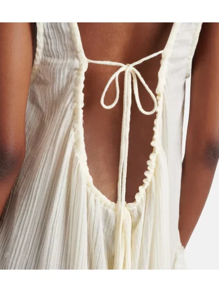 Rochie The Attico cu volane alb