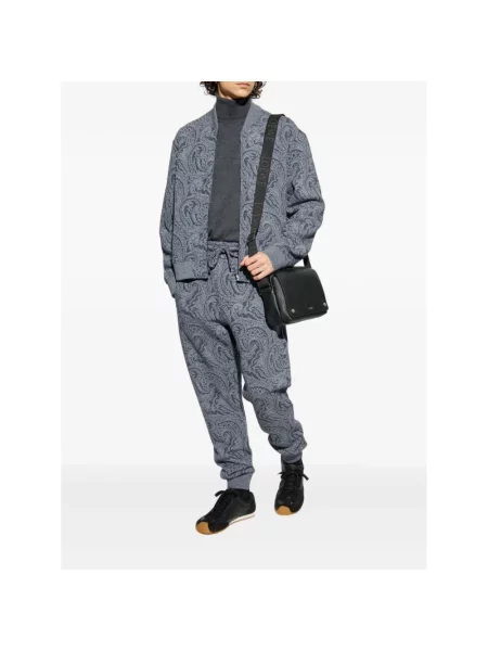 Kurtka bomber Etro z wzorem paisley szary