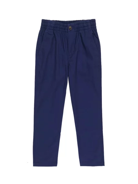 Spodnie Ralph Lauren casual z twillu niebieskie