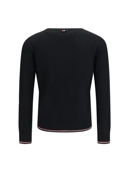 Kardigan Thom Browne wełniany czarny