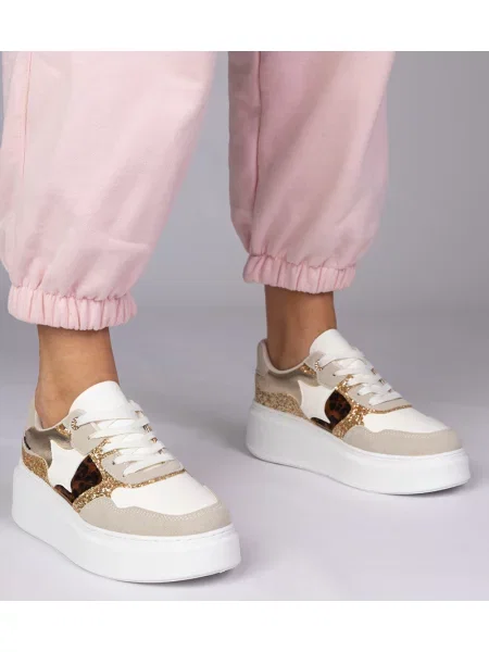 Superge D/ceo s potiskom z leopardjim vzorcem