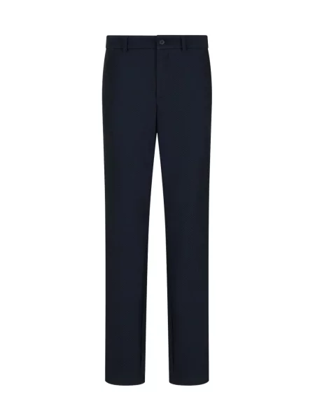 Pantaloni Giorgio Armani albastru