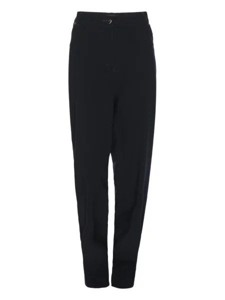 Pantaloni Elena Mirò din jerseu albastru