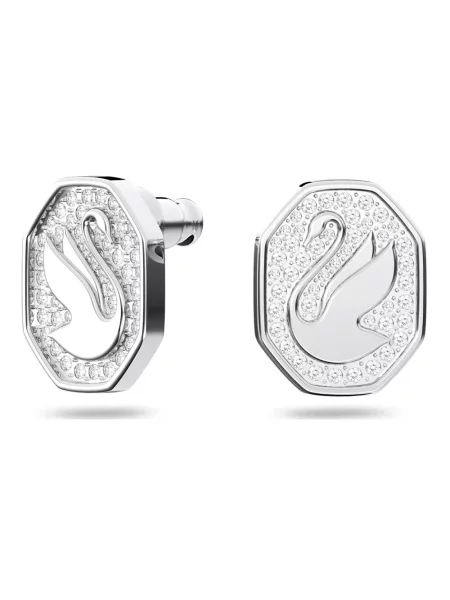 Kolczyki Swarovski szare