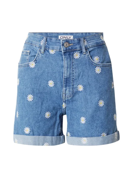 ONLY Jeans ONLHUSH albastru denim / galben alb