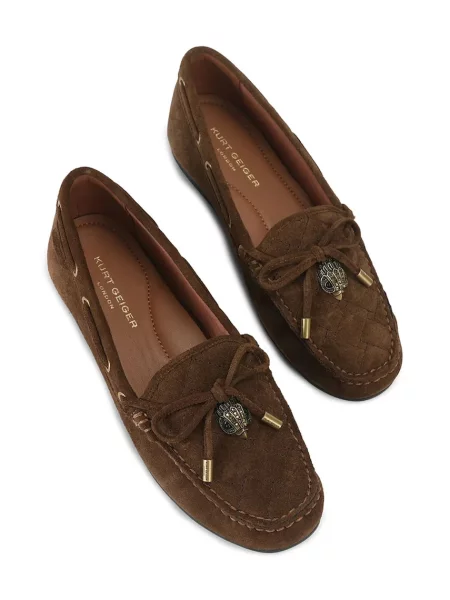 Kurt Geiger London mokasini semišasti Eagle Moccasin rjava