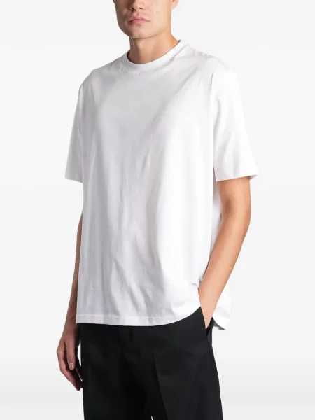 Тениска Low Brand с кръгло деколте бяло