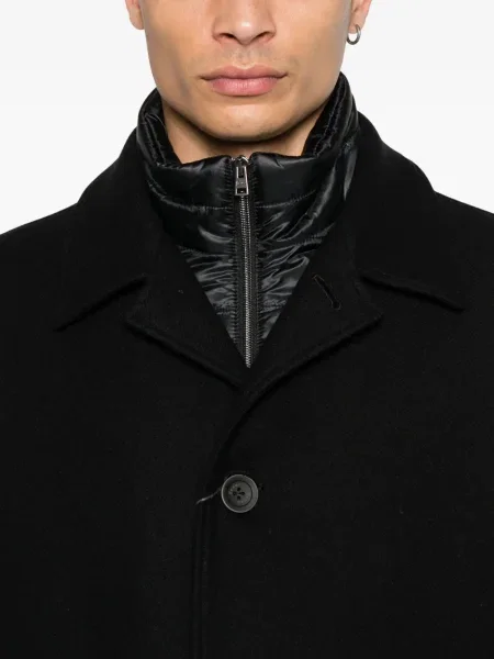 Palton Herno de lână negru