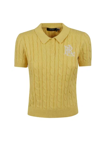Lauren Ralph Lauren Sweter Kobiety niebieski S żółty