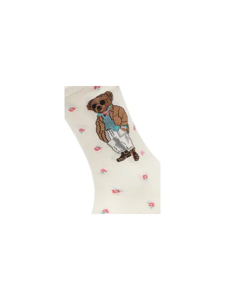 Ilgos kojinės Polo Ralph Lauren Écru