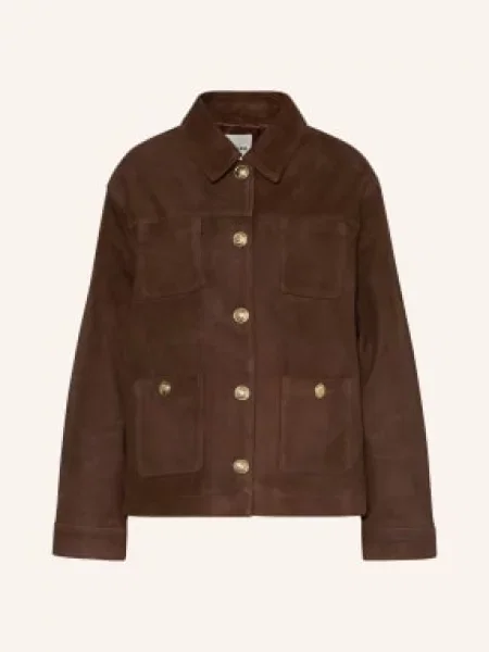 Sandro Kurtka Skórzana schwarz