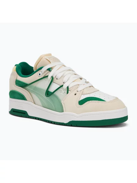 Buty PUMA Slipstream June Ambrose warm white/verdant green/puma white białe