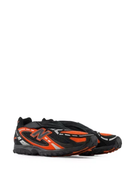 Pantaloni New Balance cu imagine din material terry cu model leopard gri