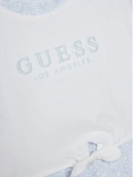 Každodenní šaty Guess bílé