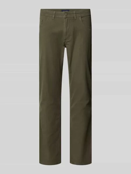 Jeansy o kroju slim fit w 5 kieszeni Christian Berg Men