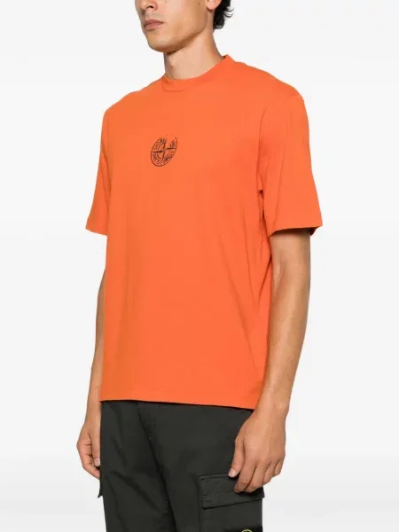 Μπλούζα Stone Island με σχέδιο πορτοκαλί
