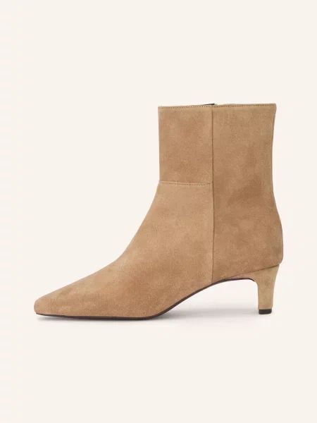 Mrs & Hugs Botki beige beżowe