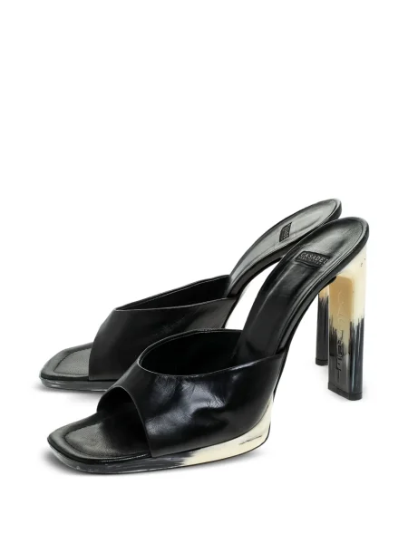 Кожени сандали Casadei черно