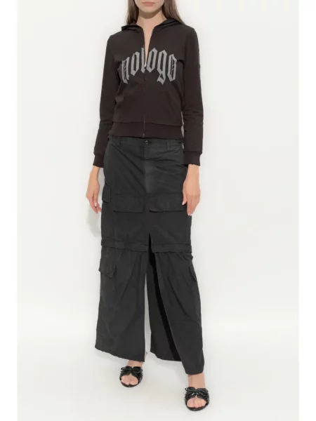 Hanorac cu glugă Balenciaga cu imagine maro