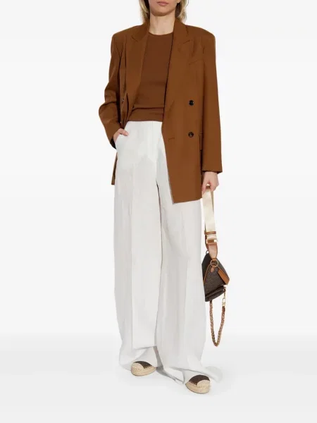 Pantaloni Max Mara alb