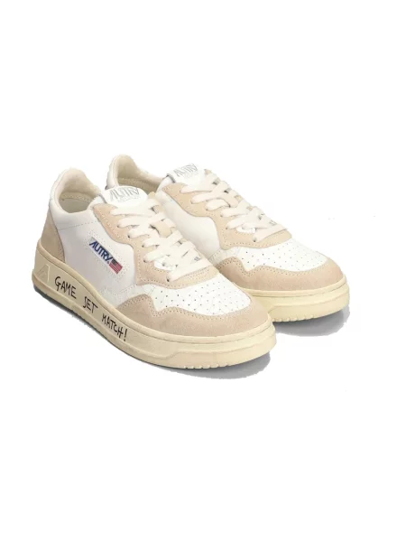 Sneakersy Autry skórzane białe