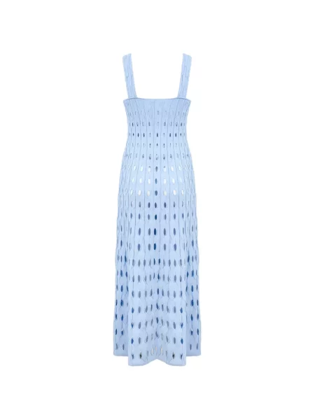 Rochie midi Simkhai tricotate albastru