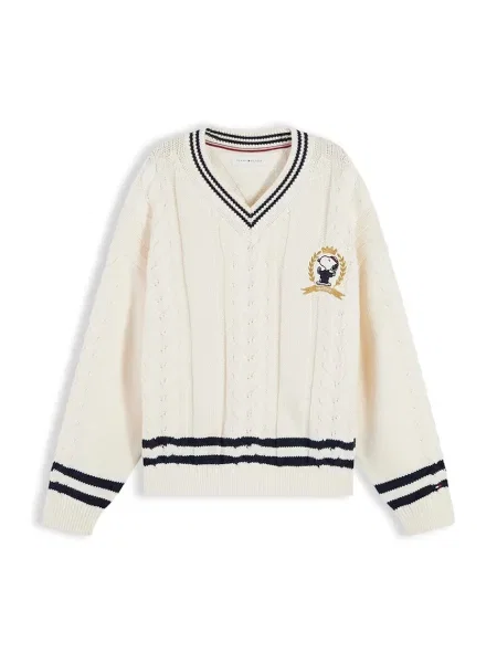Tommy Hilfiger pulover pentru copii din x Peanuts alb