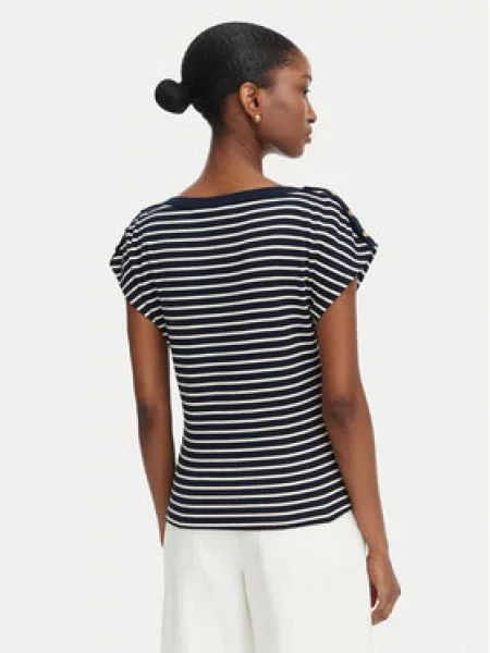 TOMMY HILFIGER Póló krém / tengerészkék kék