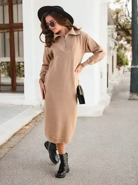 Rochie maxi Resti lungă de costum negru