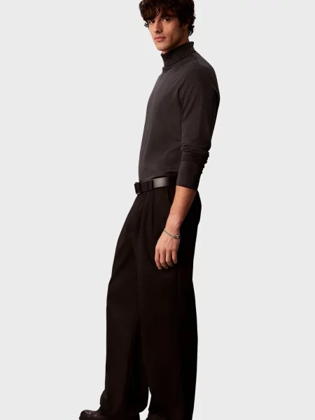 Легкий лонгслив Calvin Klein коричневый