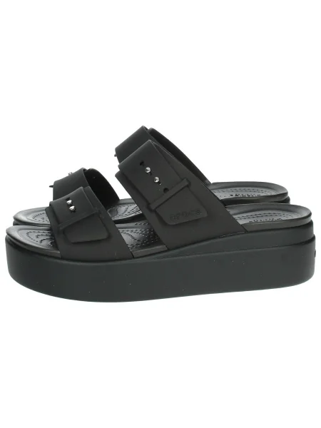 Crocs Sandále Brooklyn Sandal Lowwdg čierna