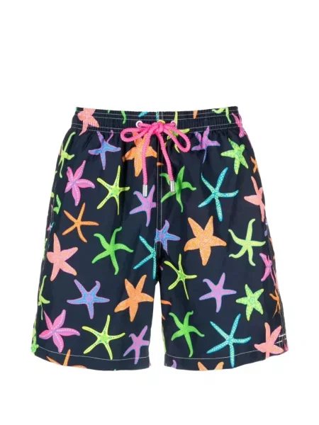 Slip de baie Mc2 Saint Barth cu imagine cu cordon albastru