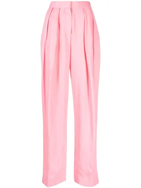 Pantaloni Stella Mccartney plisate roz