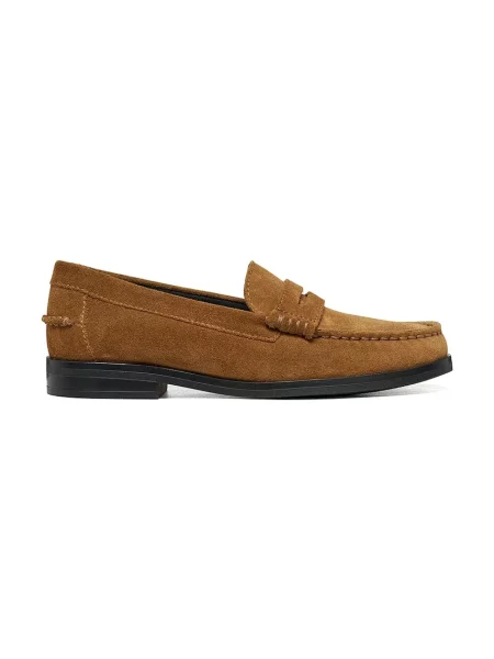 Geox loafers slip-on pentru femei din piele întoarsă D NOEMEN maro