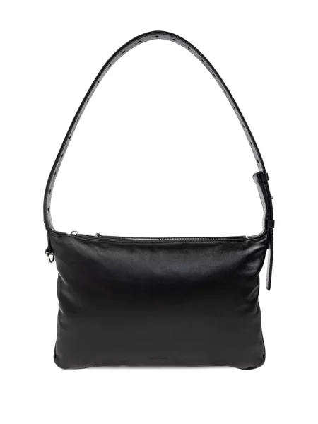 Geanta de piele Moncler din piele negru