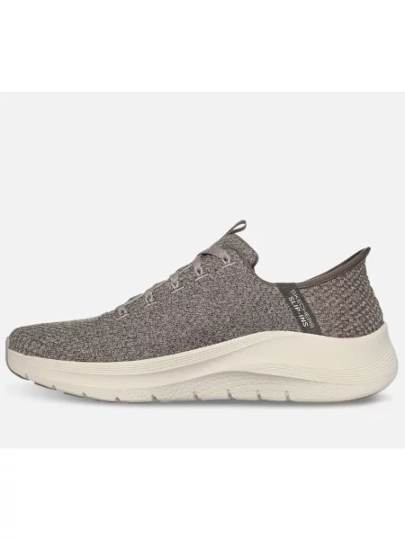 Sneakersy Skechers wsuwane beżowe