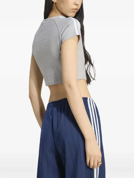 Tricou Adidas cu broderie plasă negru