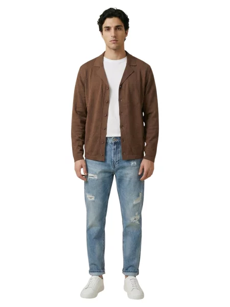 Cardigan Gianni Lupo alb