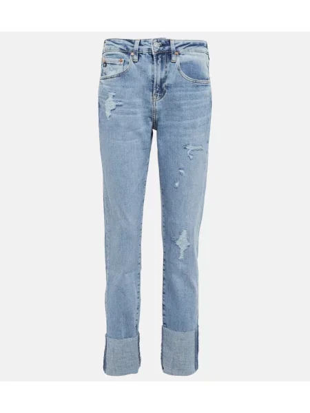 Blugi drepți Ag Jeans albastru