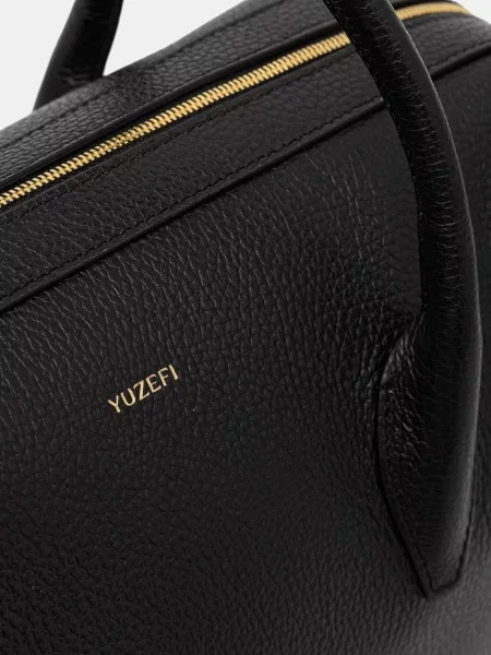 Кожаная сумка шоппер Yuzefi