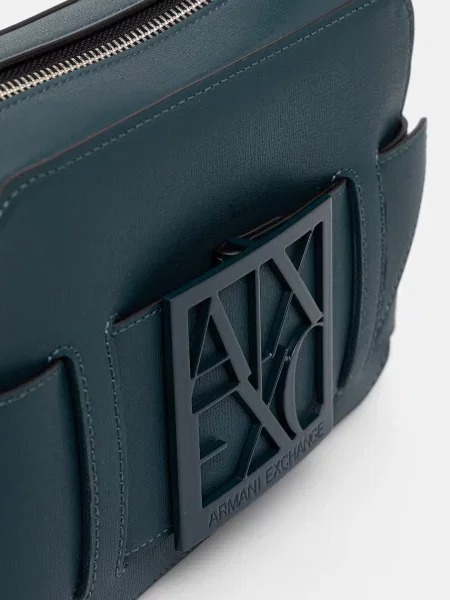 Кожаная сумка через плечо Armani Exchange