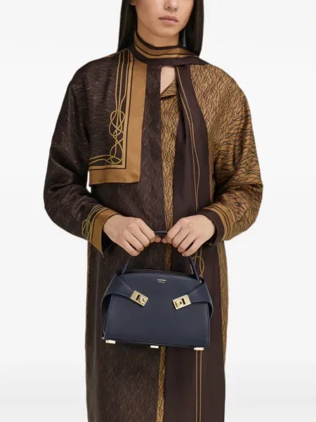 Geantă shopper Ferragamo albastru