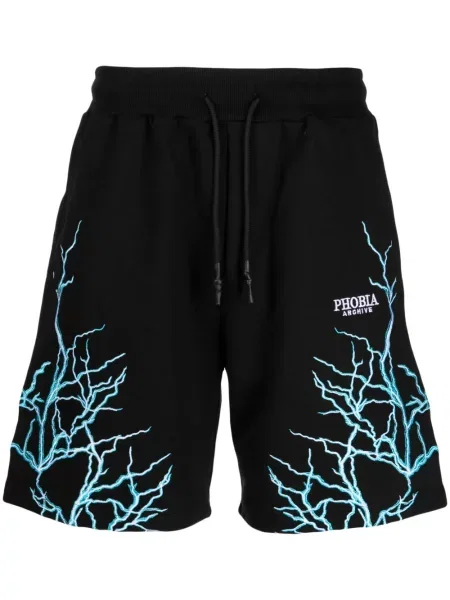 Шорти Phobia бродирани черно