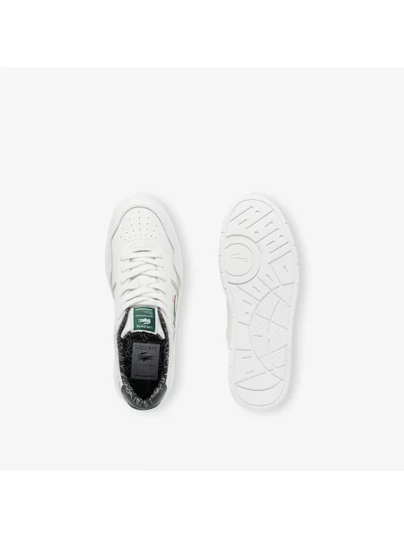 Lacoste Buty Sportowe Aceclip Premium Z Grafiką Krokodyla 3D białe