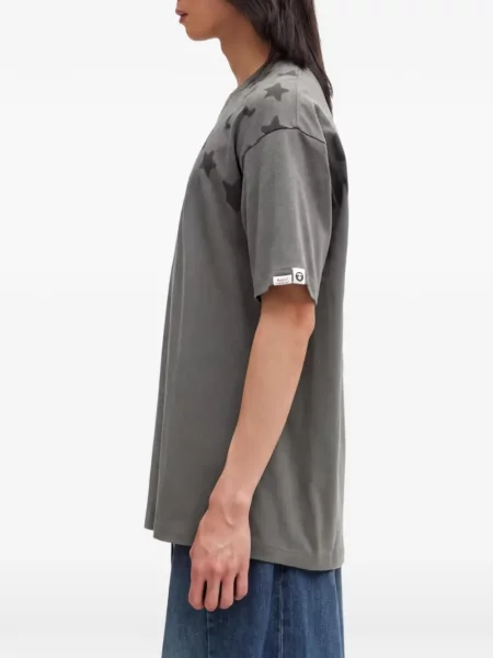 Tricou Aape By A Bathing Ape cu imagine verde