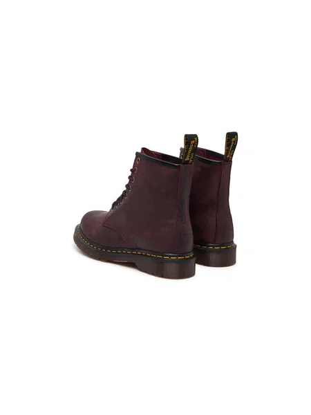 Dr. Martens Šnurovacie čižmy tmavočervená