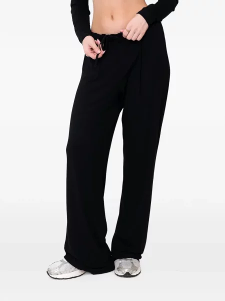 Pantaloni On/off Essentials din bambus negru