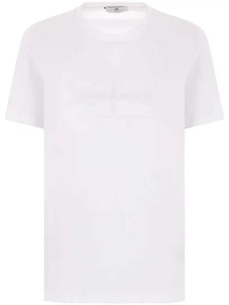 Tricou Elisabetta Franchi cu imagine alb