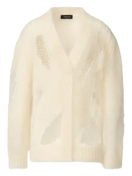 Cardigan Fabiana Filippi lung alb