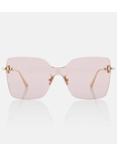 Kvadratna sončna očala Dior Eyewear roza